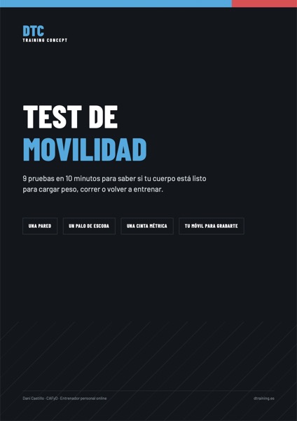 Portada de la guía Test de movilidad