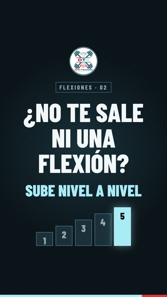 La escalera de tu primera flexión