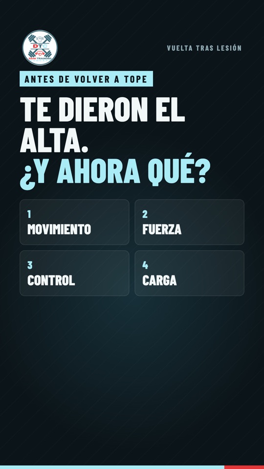 Te dieron el alta. ¿Y ahora qué?